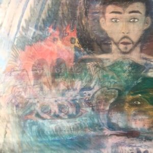 4d painting. Comes alive when it’s wet